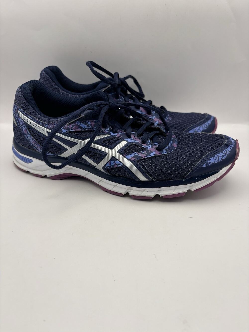 ASICS Gel Excite 4 Navy Blue Running Shoes Women Size 8.5 D